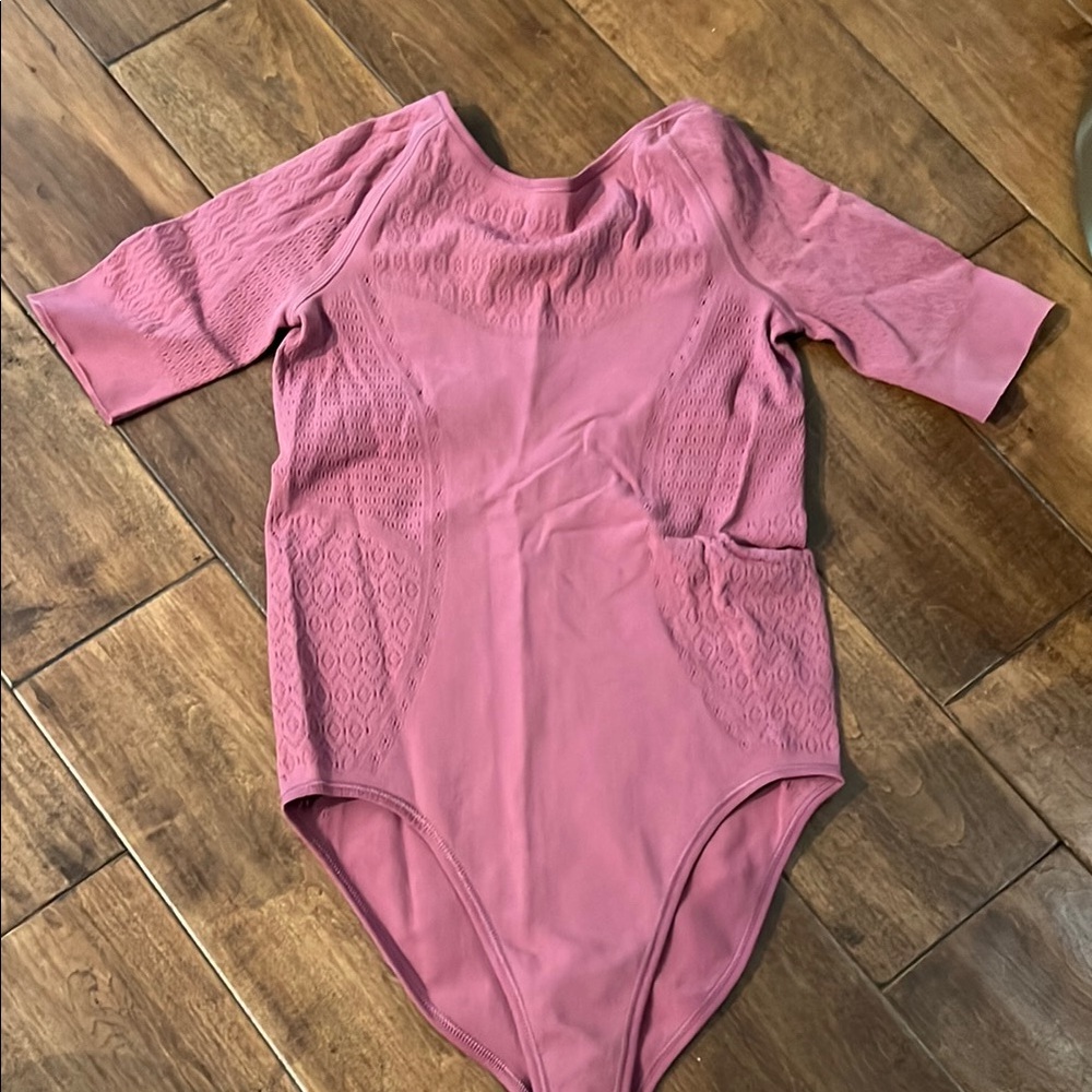 Pink Lululemon Bodysuit